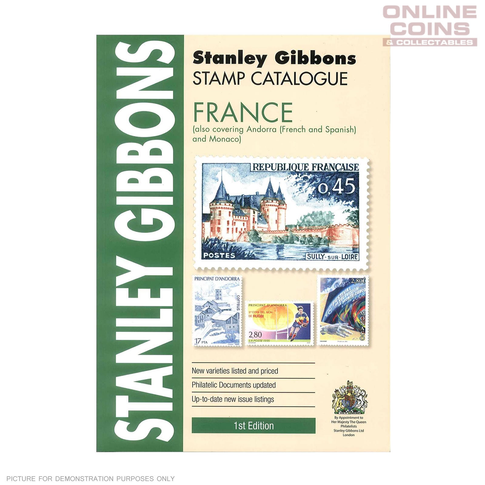 2015 Stanley Gibbons - Stamp Catalogue France 1st Edition Soft Cover Book